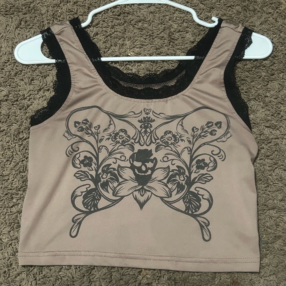 SHEIN Taupe Casual Top